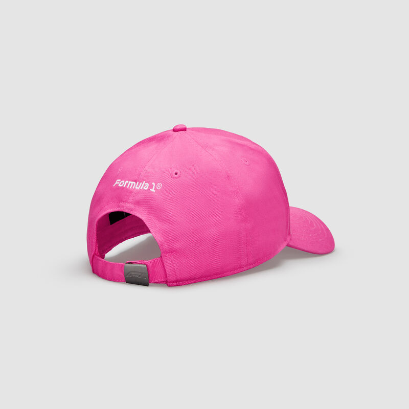 F1 FW LARGE LOGO BASEBALL CAP - pink